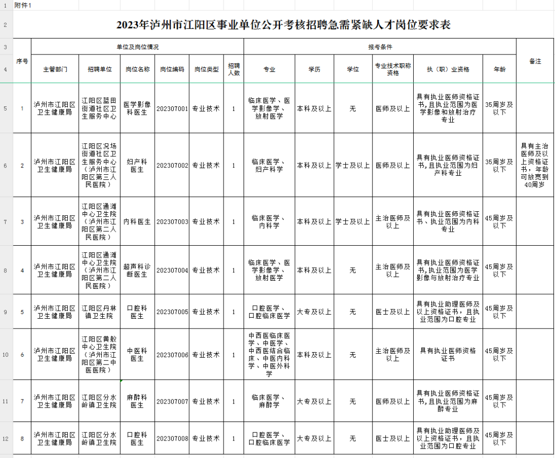 江阳区发展和改革局最新招聘概览